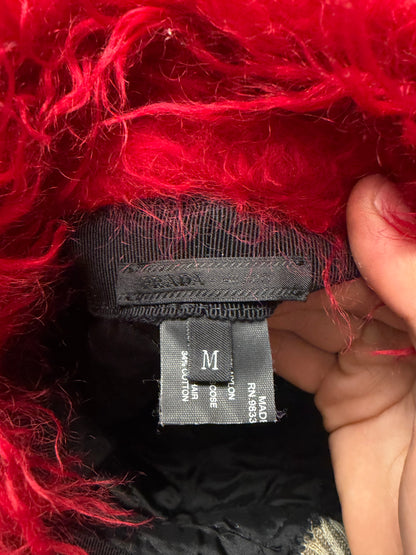AW2019 Prada Red Fur Nylon Ushanka ‘Trapper’ Hat