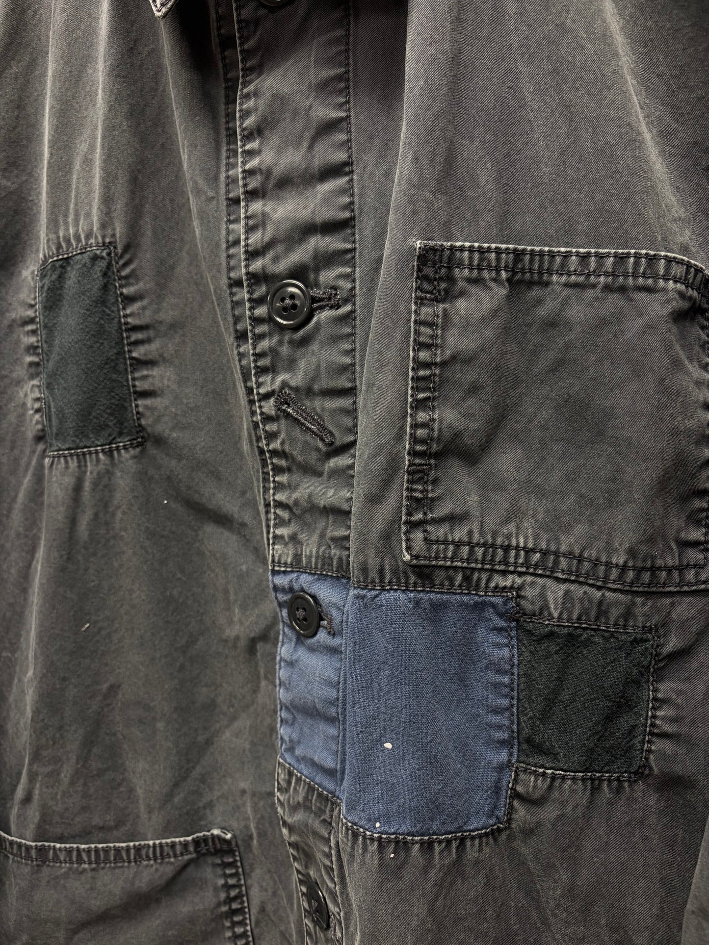 Neighborhood Grey/Blue Denim Chore Jacket