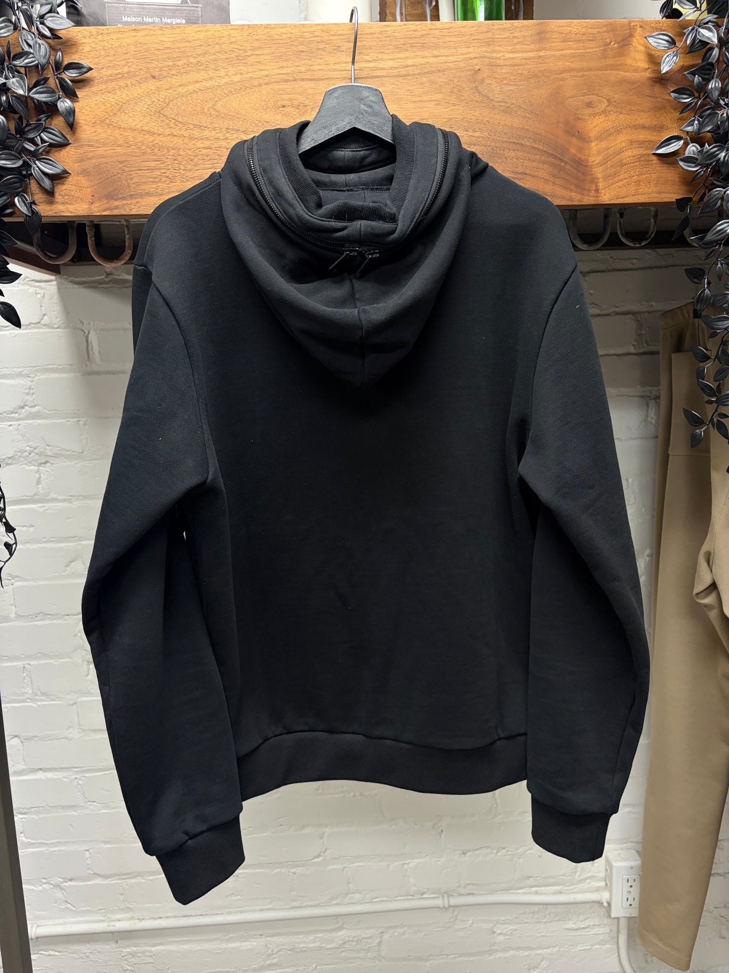 Hood by Air ‘Do you Know Where Your Children Are’ Black Scuba Hoodie