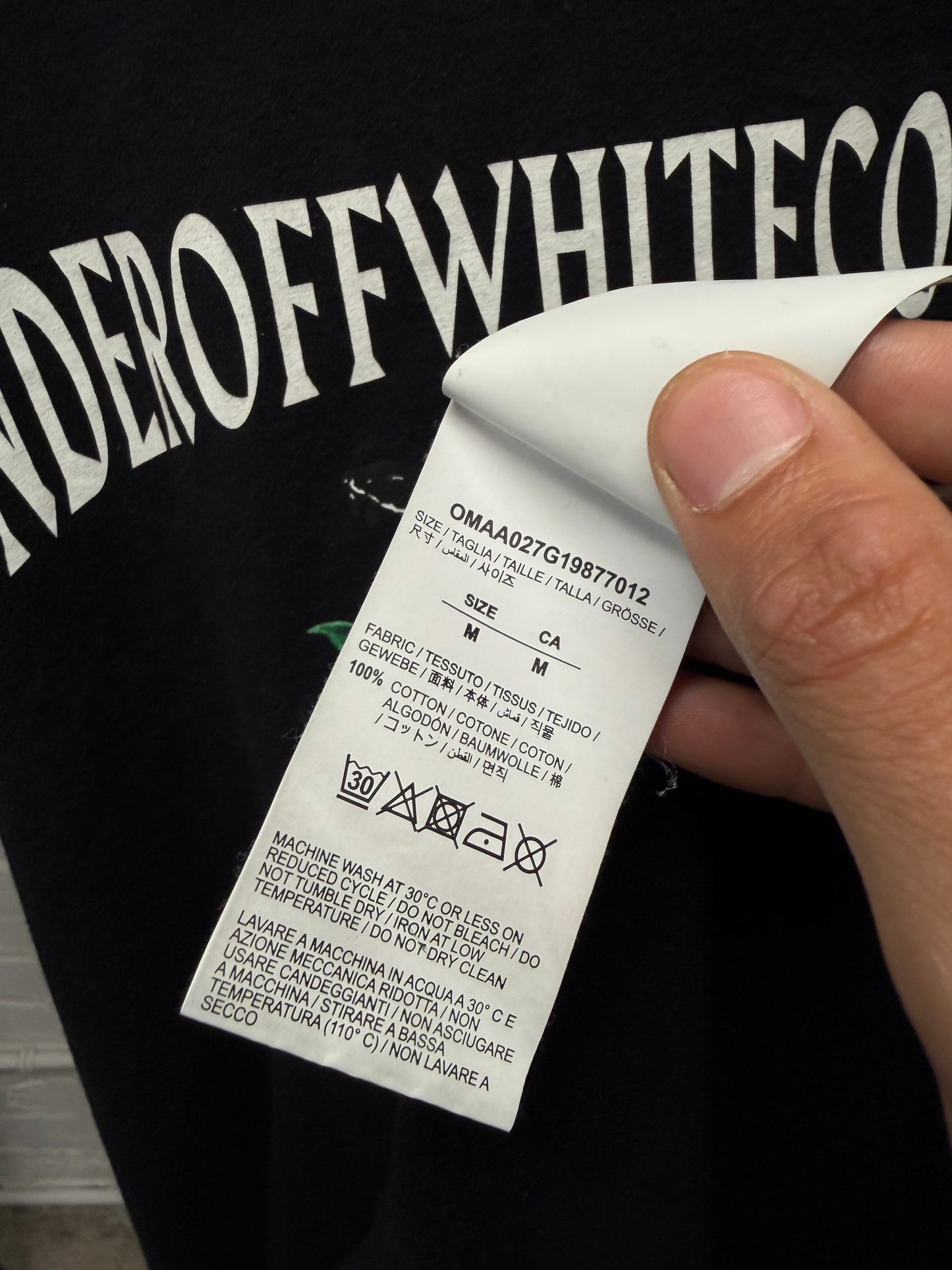 Undercover x Offwhite ‘Temptation Apple’ Black Graphic T-Shirt