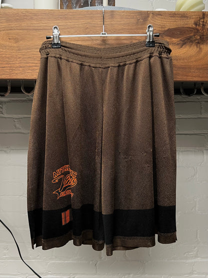 Vetements Baseball Logo Mesh Athletic Shorts