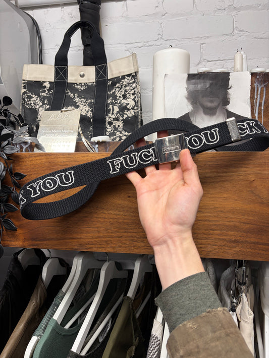 Supreme x Hysteric Glamour ‘Fuck You’ Belt