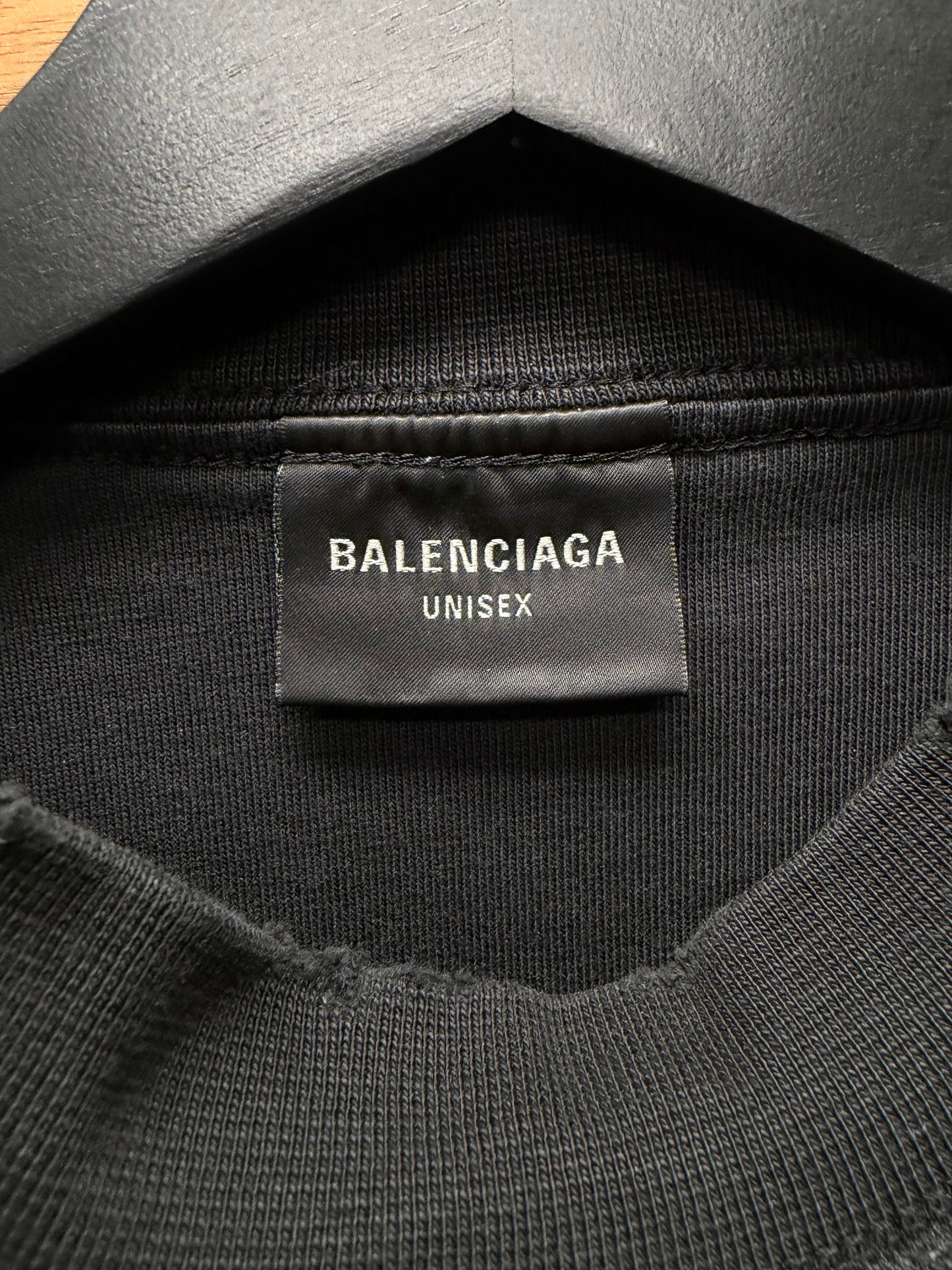 SS2024 Balenciaga ‘Antwerpen’ Distressed Short Sleeve Shirt