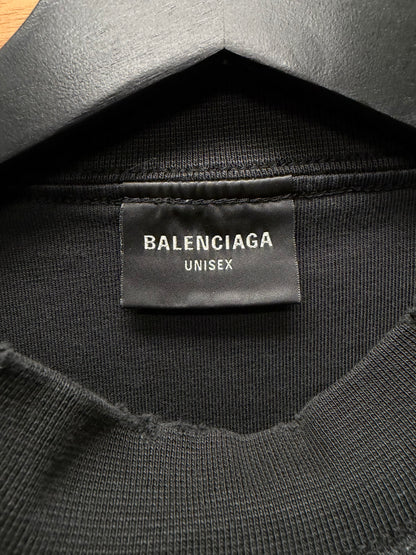 SS2024 Balenciaga ‘Antwerpen’ Distressed Short Sleeve Shirt
