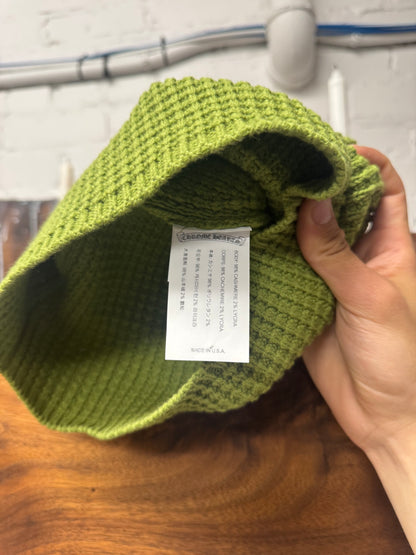 Chrome Hearts ‘Hit & Run’ Green Cashmere Silver Knitted Beanie