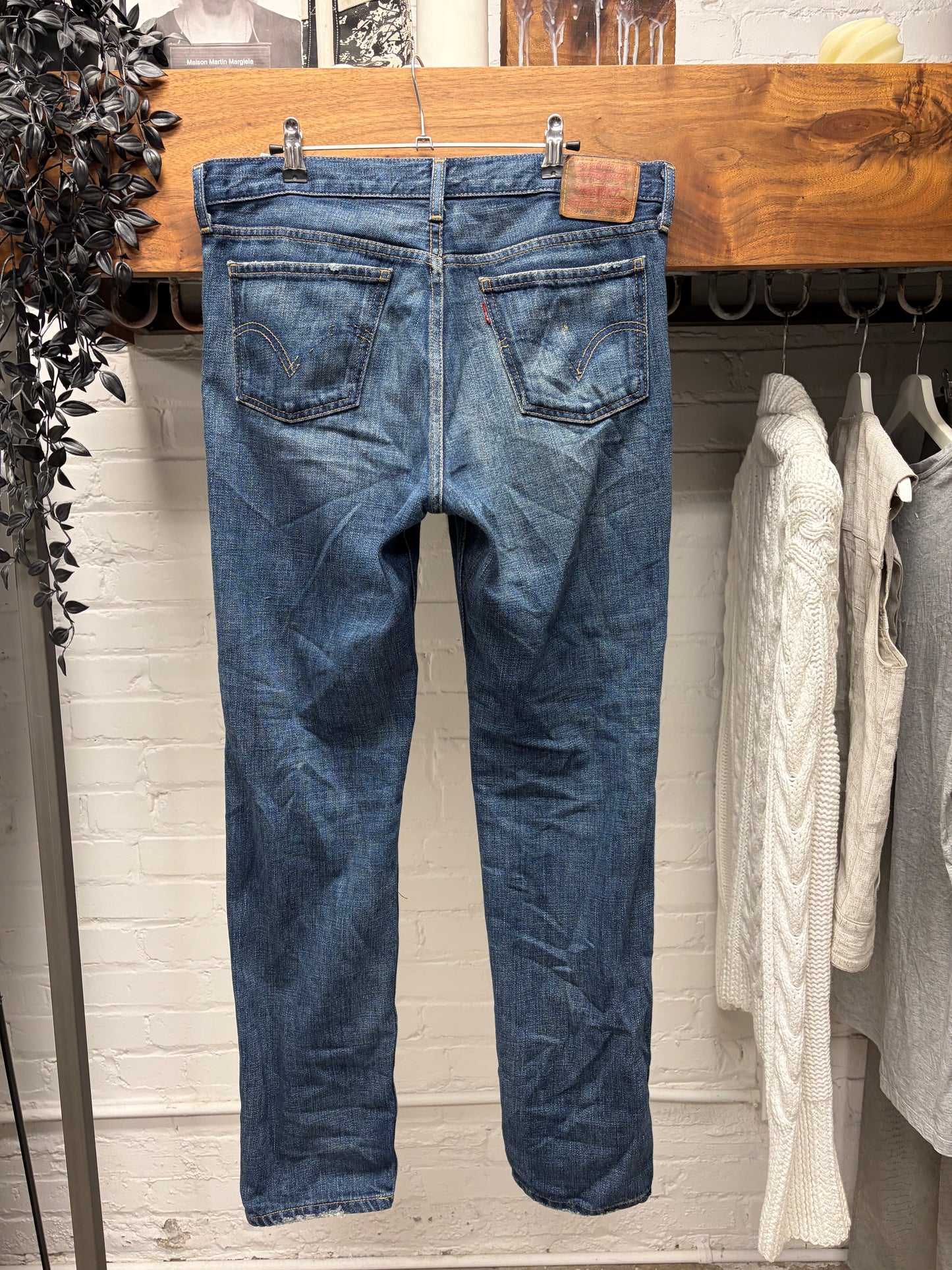 AW2005 Junya Watanabe x Levi’s ‘Triglav’ Flag Blue Jeans