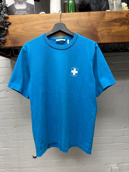 SS2022 Helmut Lang ‘Lifeguard’ Blue/White Graphic T-Shirt