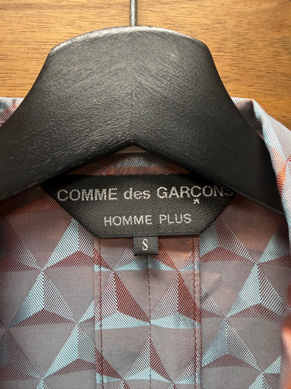 SS2019 Comme Des Garçons Homme Plus Deformed Shape Pink/Teal Blazer