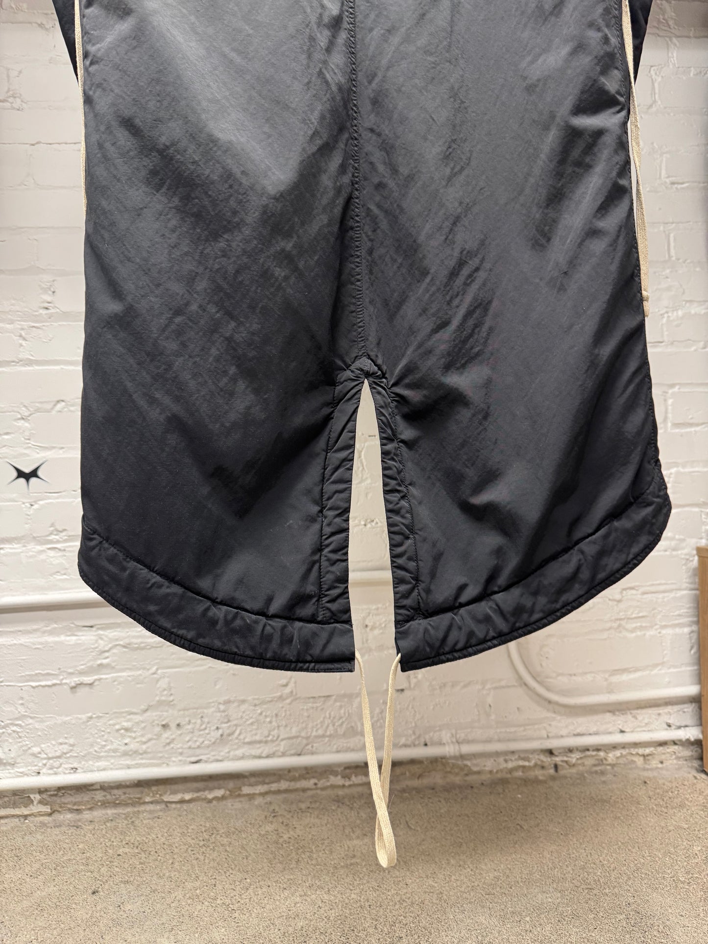 AW2014 Rick Owens ‘Moody’ Black Fishtail Parka