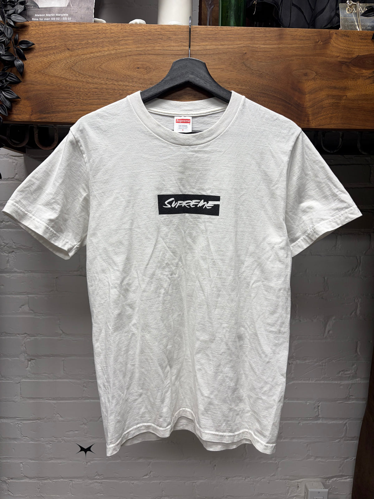 SS2024 Supreme x Futura ‘Box Logo’ White T-Shirt