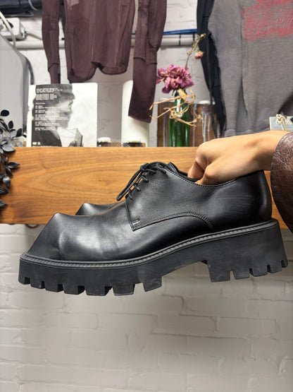 Balenciaga Black Leather ‘Rhino’ Derbys
