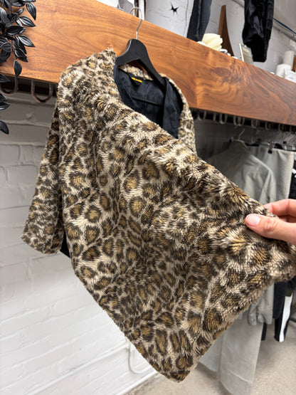 2008 Comme Des Garçons Leopard Bolero/Vest Top