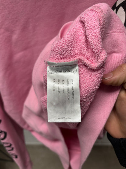 Chrome Hearts ‘Vanity Affair’ Pink/Checkered Cross Hoodie