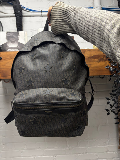 SS2016 Saint Laurent by Hedi Slimane ‘City Backpack’ with Leather Stars