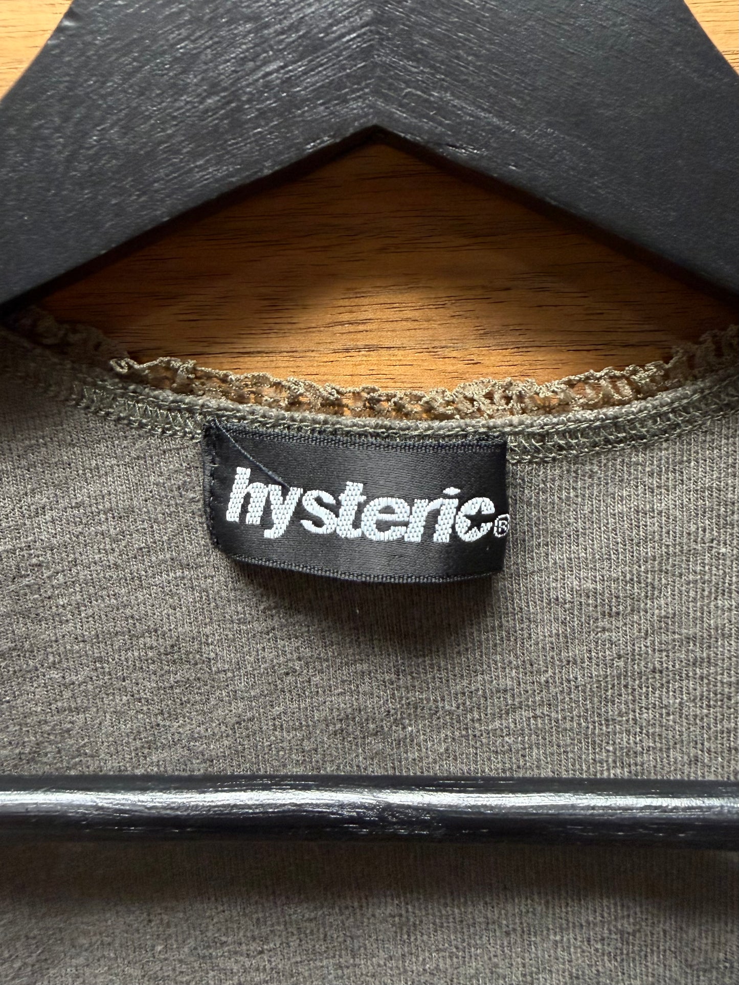 Vintage Hysteric Glamour ‘Tombstone’ Faded Grey Tank Top
