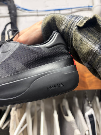 Prada x Adidas ‘Luna Rossa 21’ Core Black Low Top Sneakers