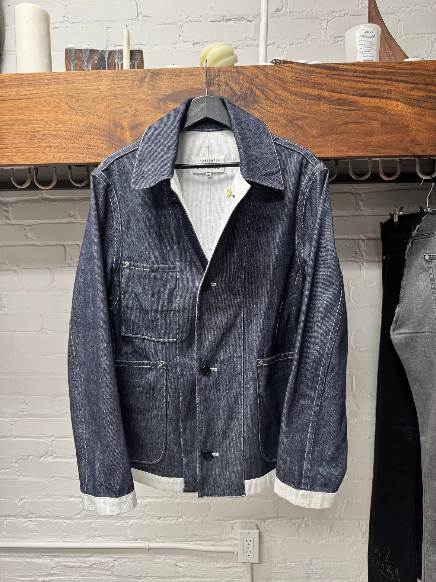 SS2018 Maison Margiela Reversible Denim Chore Coat