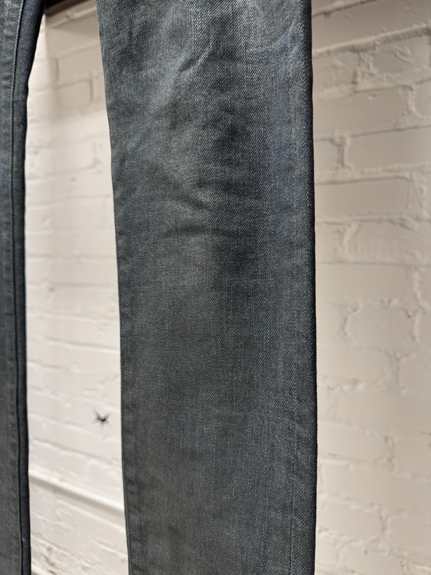 Dior Homme ‘Waxed Black’ Unaltered Skinny Denim