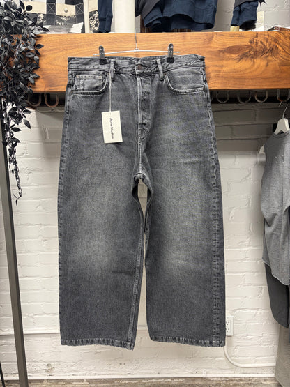Acne Studios ‘1989’ Ash Black Wide Leg Denim