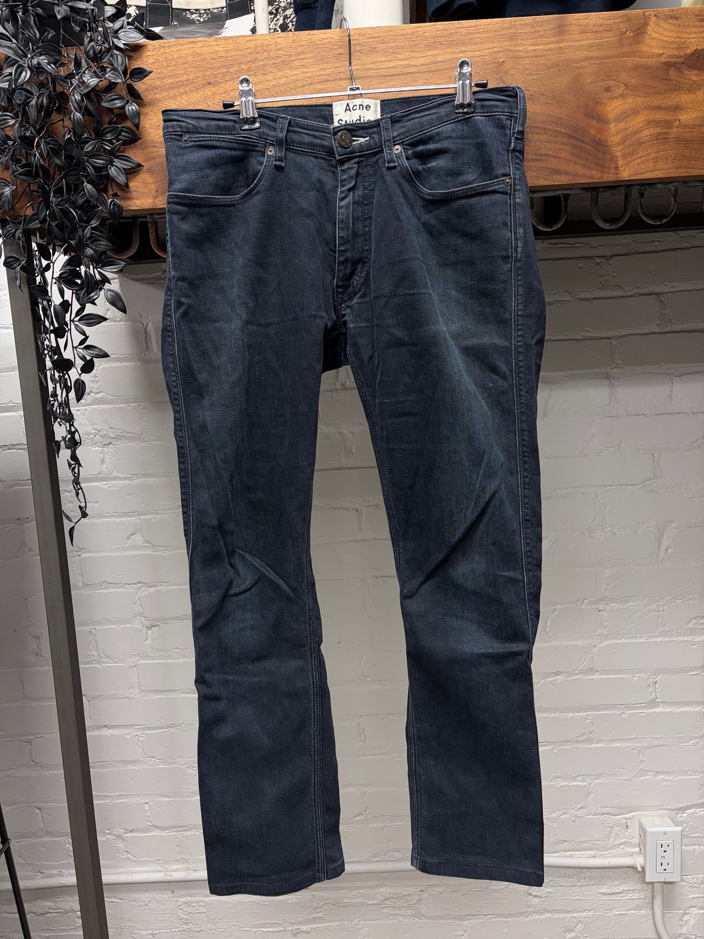 Acne Studios ‘Max Ray’ Dark Indigo Blue Skinny Jeans