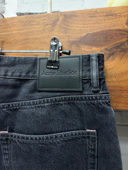 Acne Studios ‘1989 Cut’ Black Wide Leg Denim