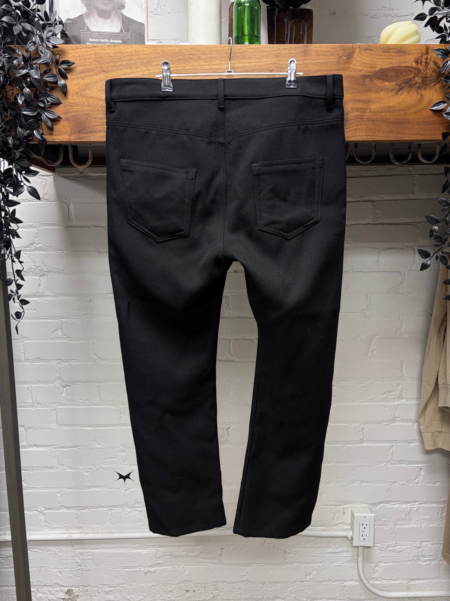 AW2024 Rick Owens ‘Porterville’ Black Detroit Cut Denim