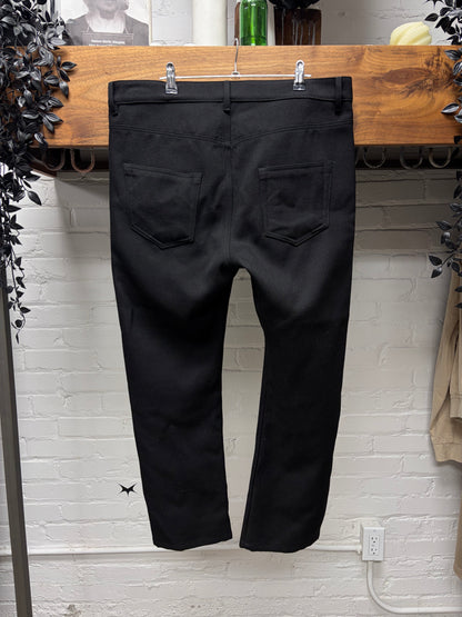 AW2024 Rick Owens ‘Porterville’ Black Detroit Cut Denim