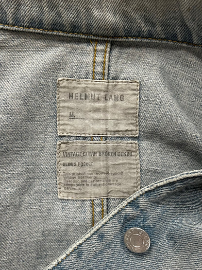 SS04 Helmut Lang Hand Painted ‘Finger Lakes’ Denim Jacket