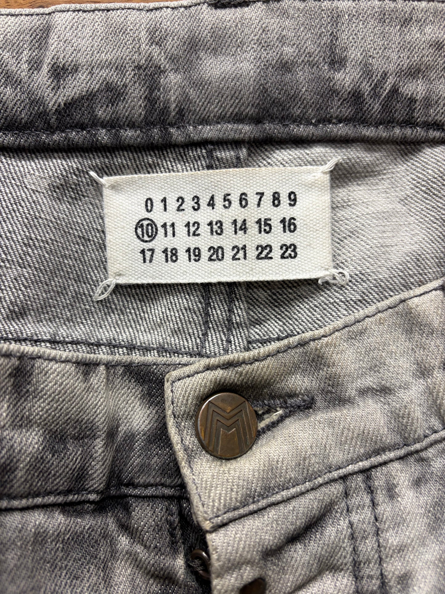 Maison Margiela ‘Acid Wash’ Grey Skinny Jeans