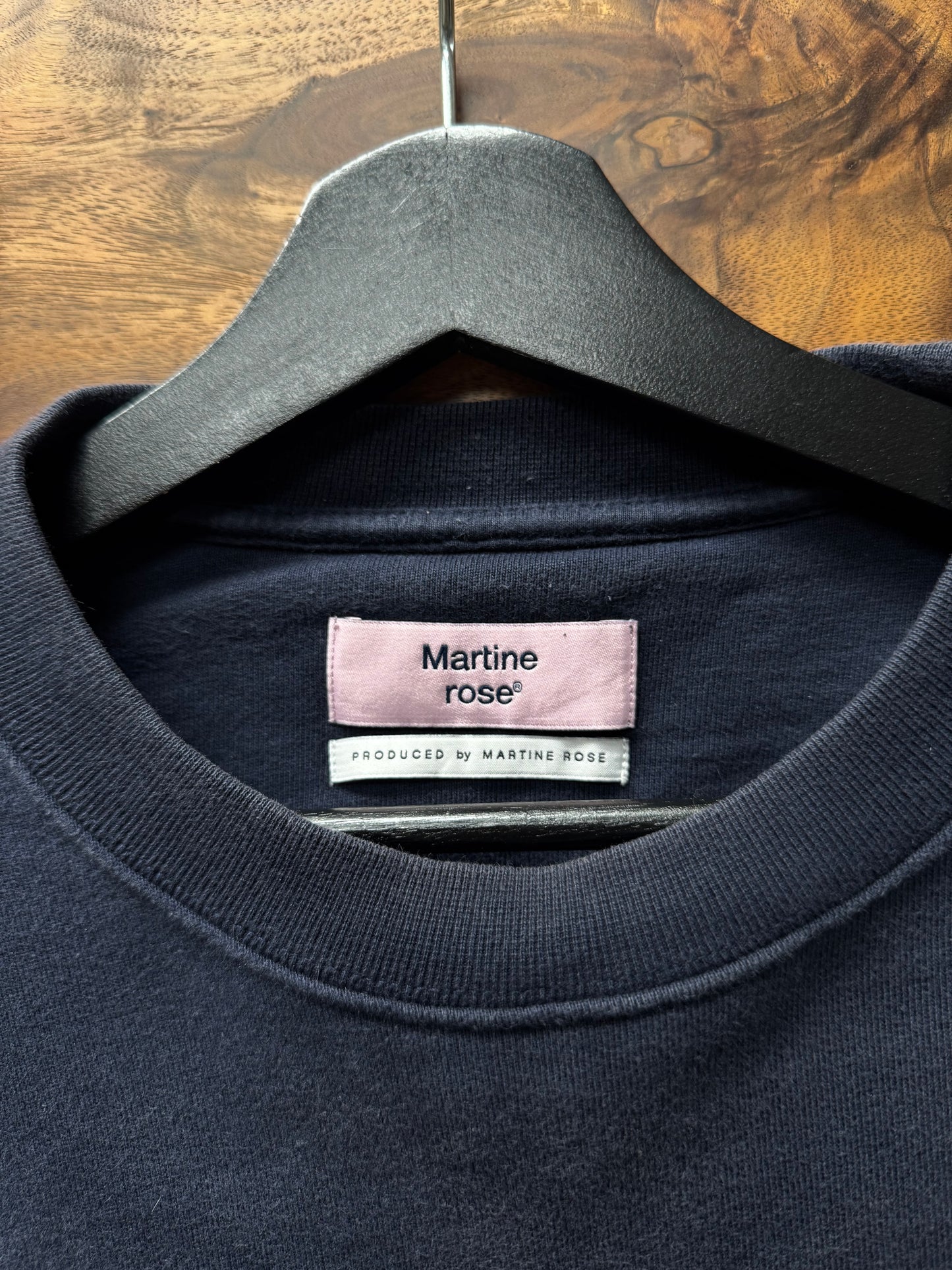 2020 Martine Rose ‘20/20 Vision’ Embroidered Logo Sweatshirt