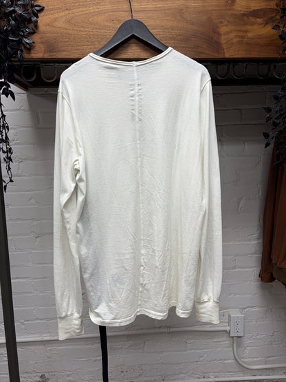Rick Owens ‘DRKSHDW’ Pentagram Milk Long Sleeve Shirt