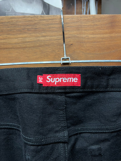 Supreme Black Heavyweight Straight/Wide Leg Denim
