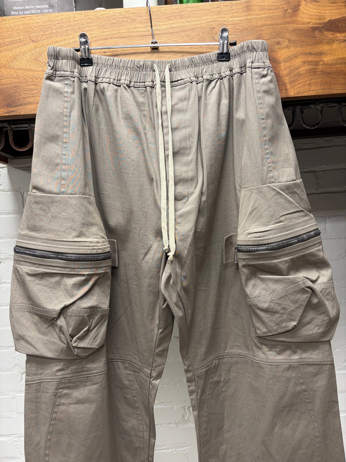 SS2021 Rick Owens ‘Phlegethon’ Dust ‘Panier’ Cargo Pants