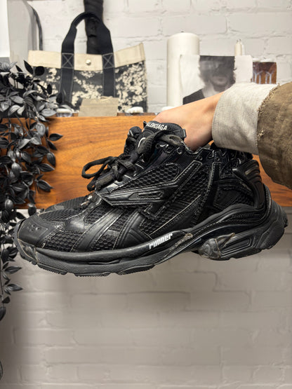Balenciaga ‘Runner’ Black Low Top Athletic Sneakers