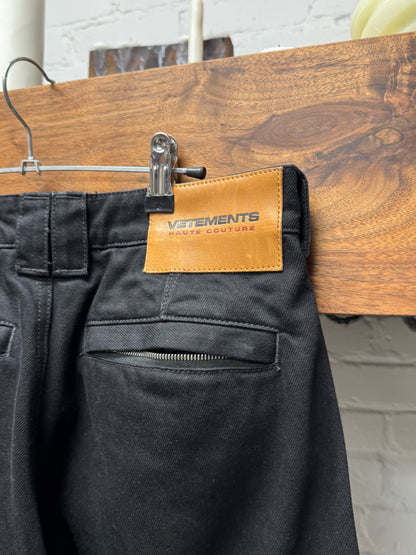 Vetements ‘Detachable’ Zip Layered Wide Leg Cargo Pants