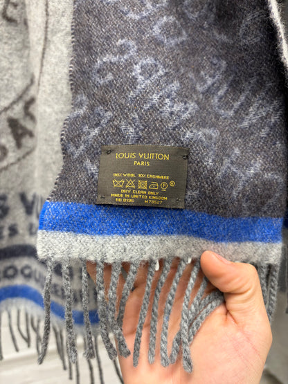 Louis Vuitton Reversible Wool/Cashmere Scarf