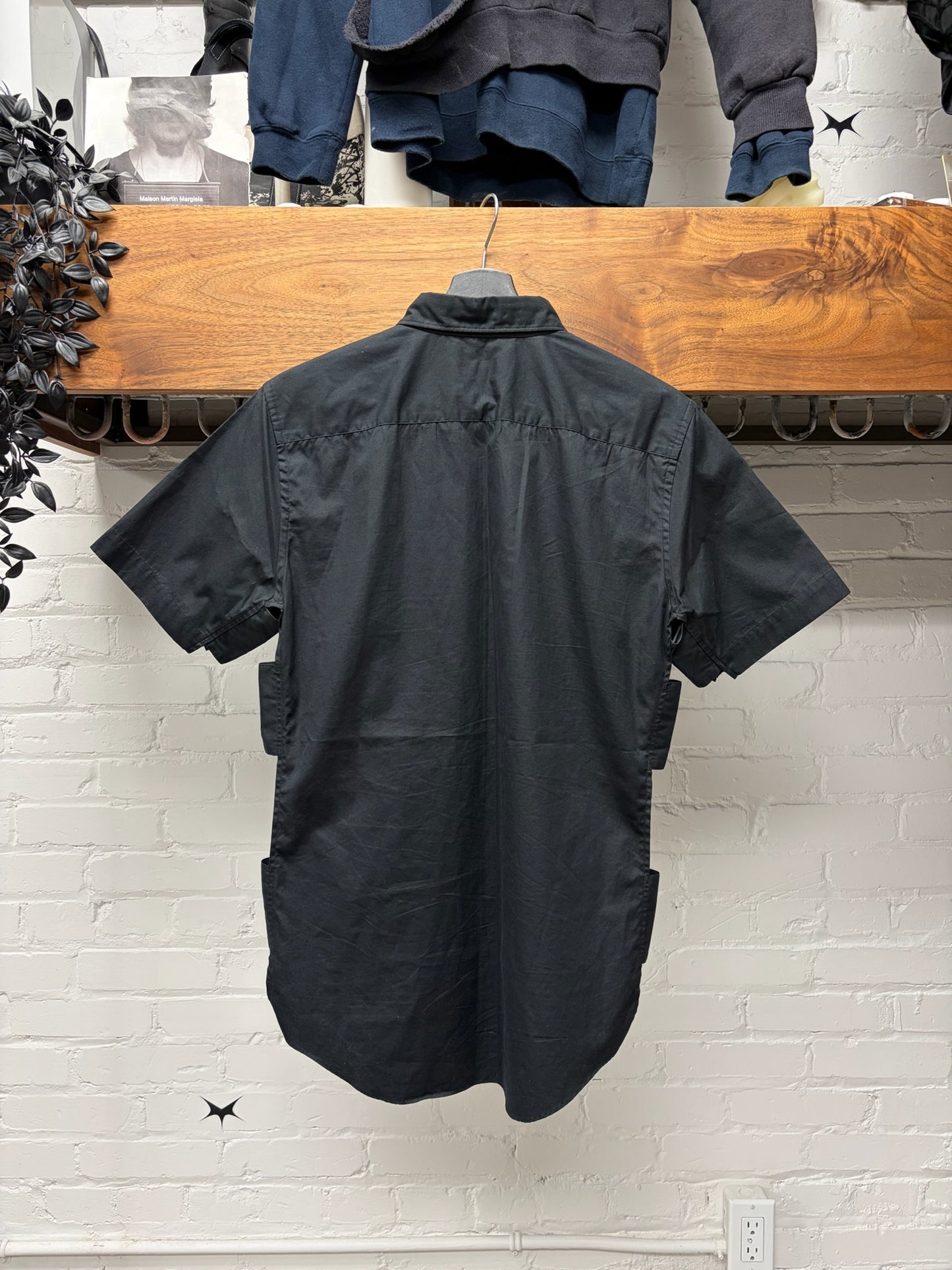 90s Comme Des Garçons Homme Plus ‘Geometric’ Shirt With Wood Buttons