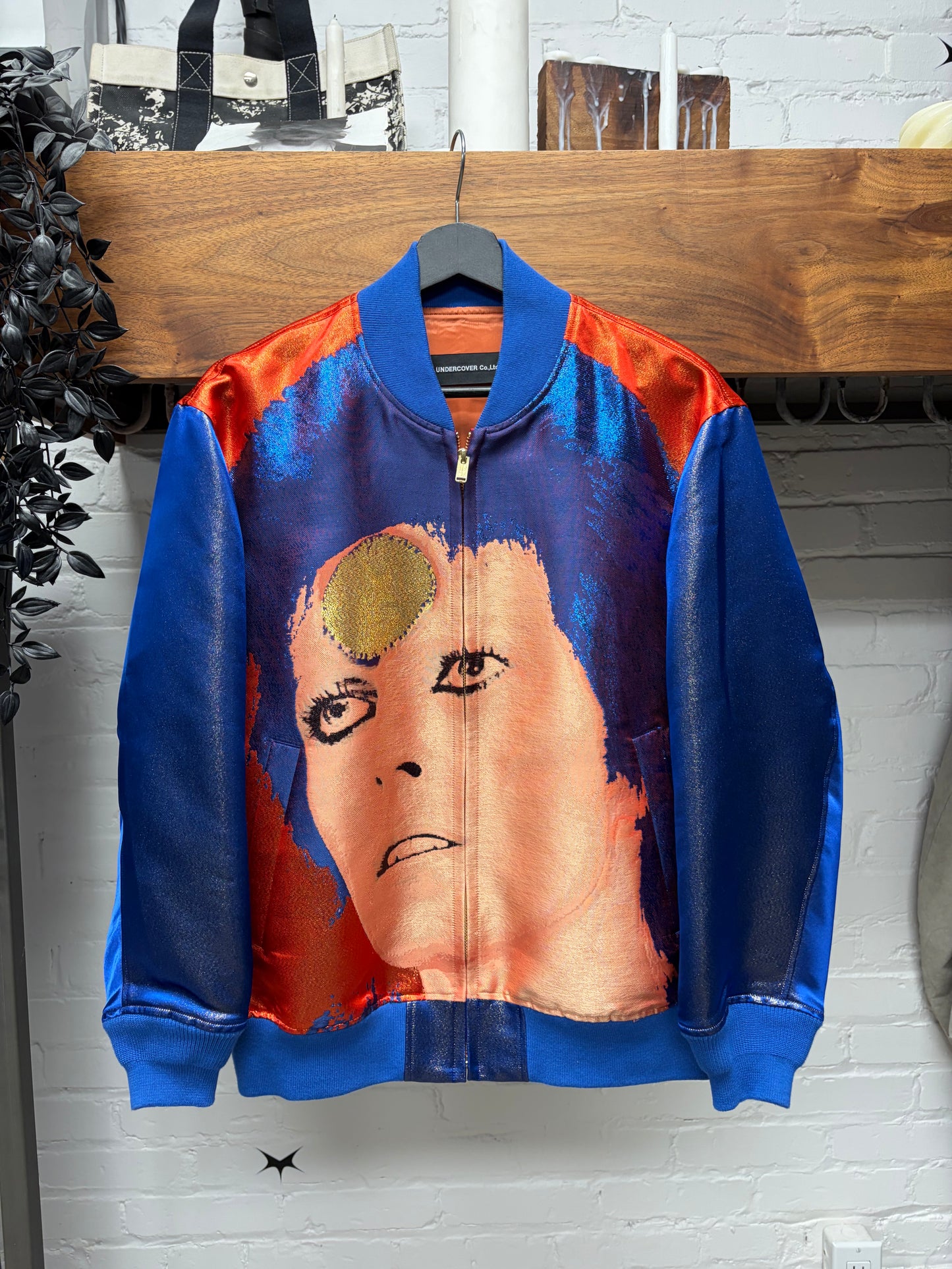 SS2019 Undercover ‘Ziggy Stardust’ David Bowie Tribunal Bomber Jacket