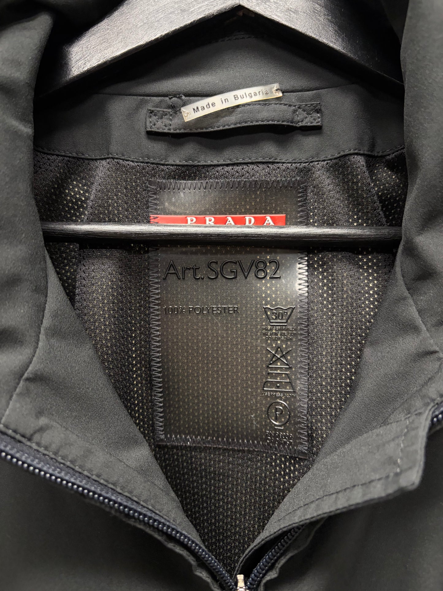 2008 Prada Sport Black Shell Jacket