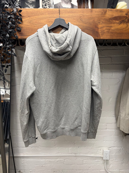 Burberry ‘Vintage Logos’ Grey Terry Cotton Pullover Hoodie