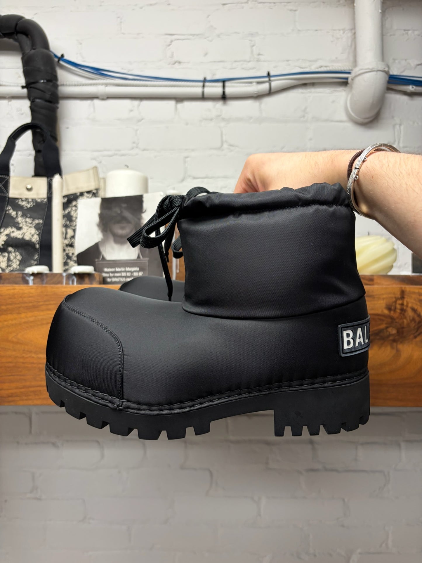 Balenciaga ‘Alaska’ Black Ankle Cut Ski Boots