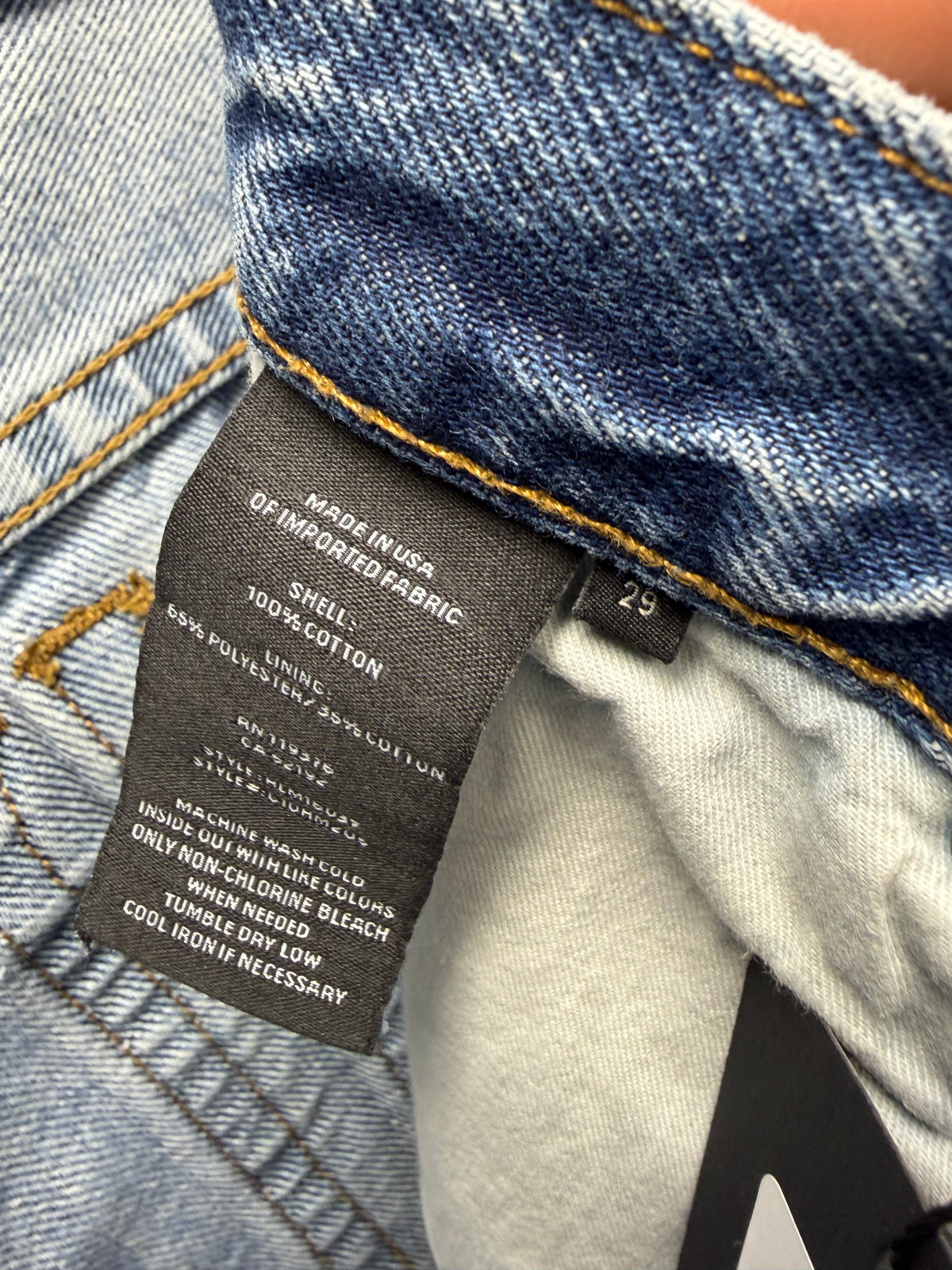 Helmut Lang Classic Blue Washed Bootcut Denim