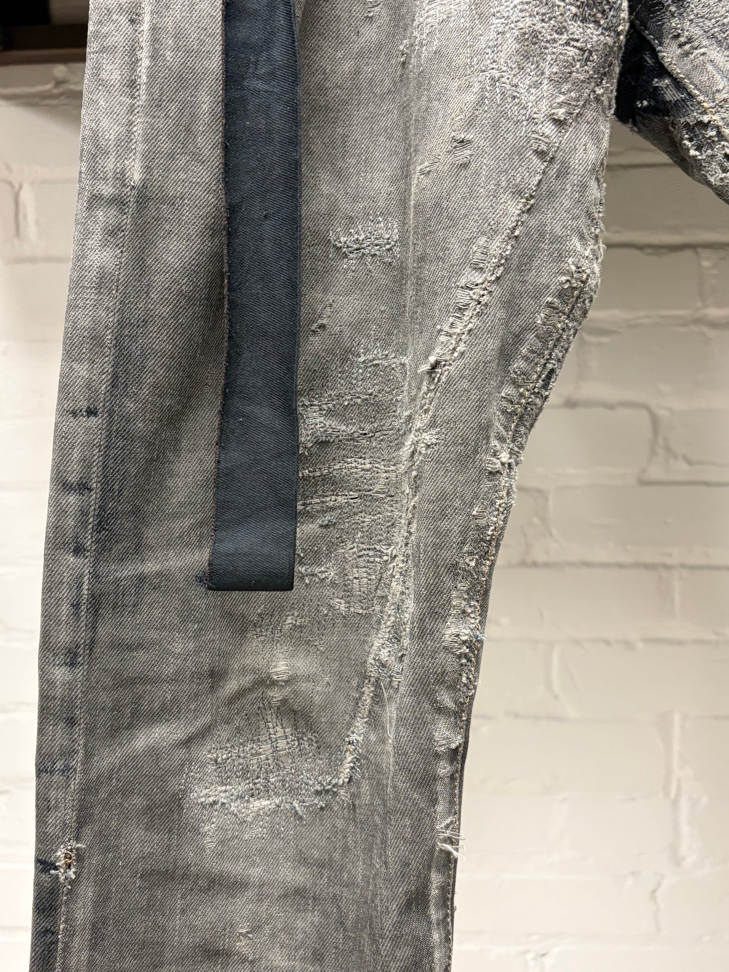 AW2009 Rick Owens ‘Hogwash’ Dark Dust ‘Detroit Cut’ Denim