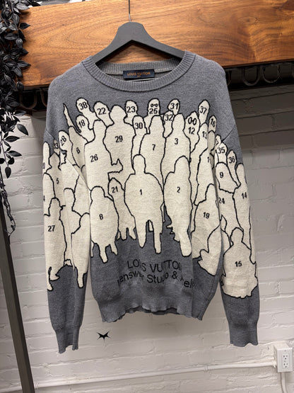 Pre-SS2020 Louis Vuitton by Virgil Abloh ‘Studio’ Jacquard Knit Sweater