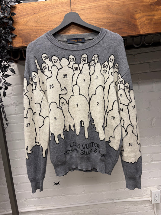 Pre-SS2020 Louis Vuitton by Virgil Abloh ‘Studio’ Jacquard Knit Sweater