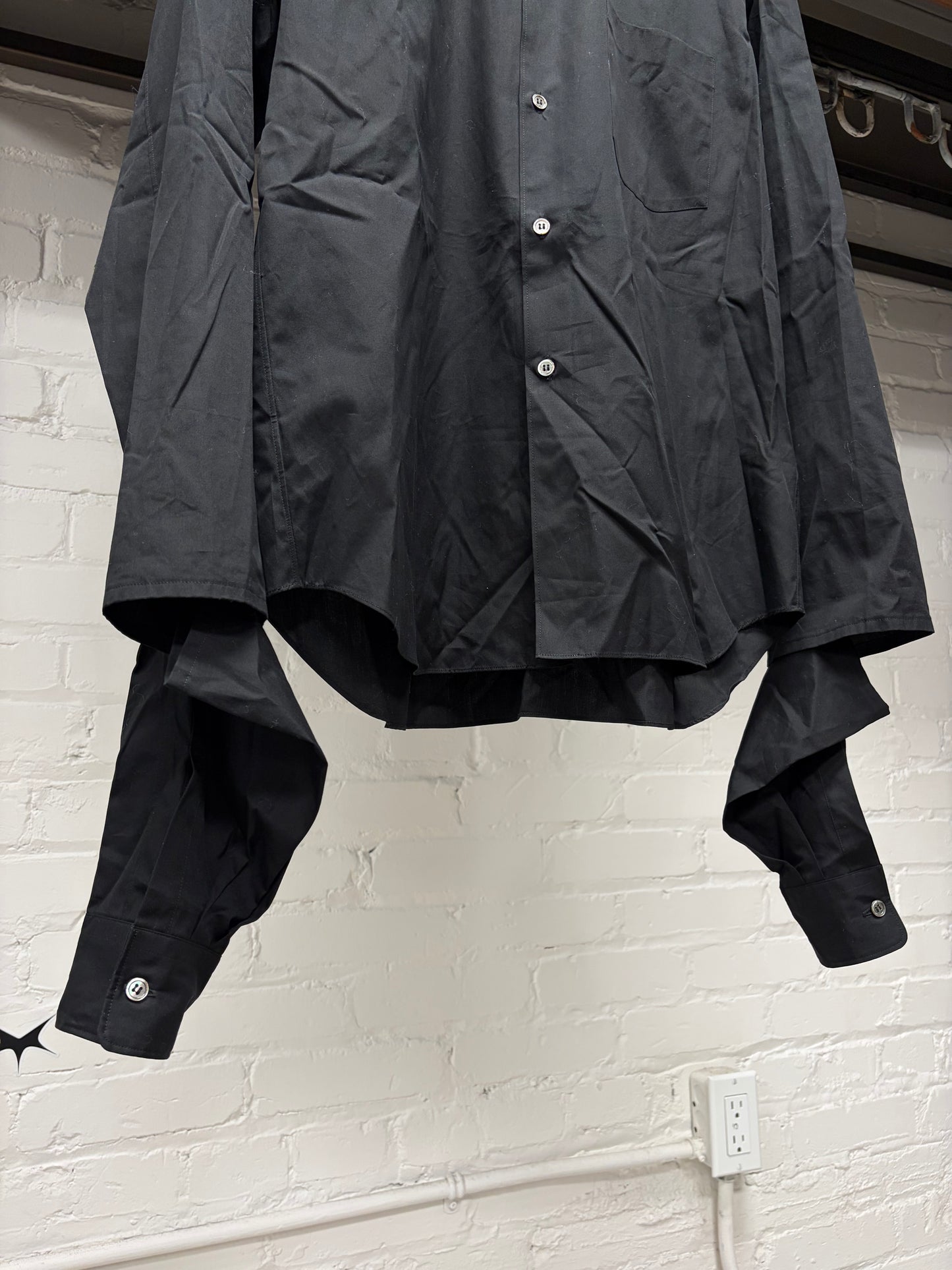 2019 Comme Des Garçons Homme Plus ‘Lopsided Sleeve’ Button Up Shirt