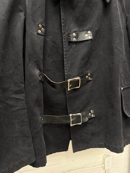 2003 General Research Belted Closure Canvas Collared Work Jacket