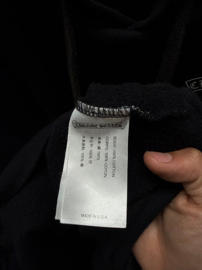 Chrome Hearts ‘T-Bar’ Logo Black Pullover Hoodie