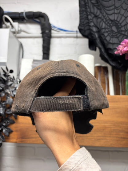 Balenciaga Sun-Faded Brown ‘Mudshow’ Pierced Cap
