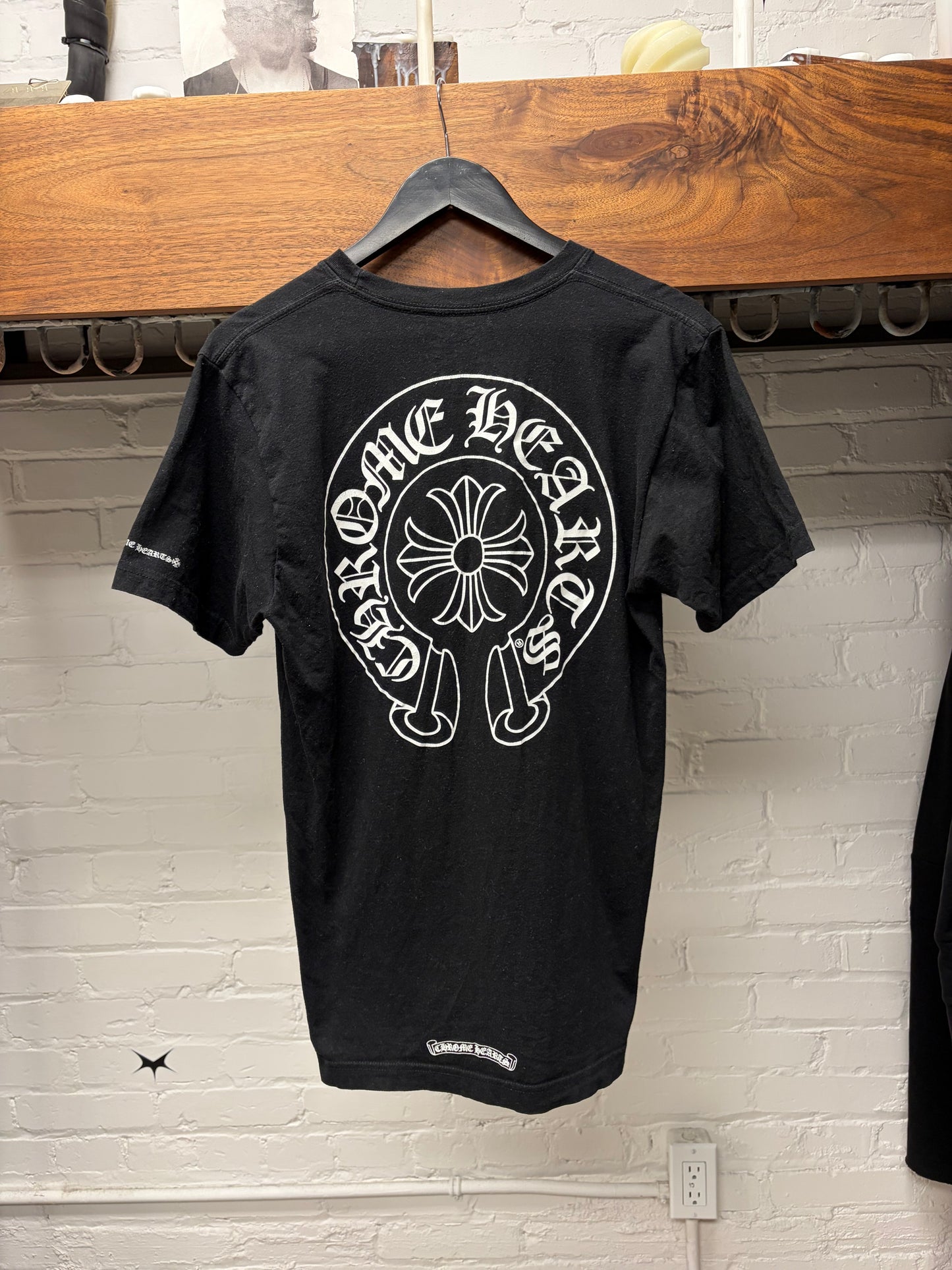 Chrome Hearts ‘Horseshoe Logo’ Black Graphic T-Shirt